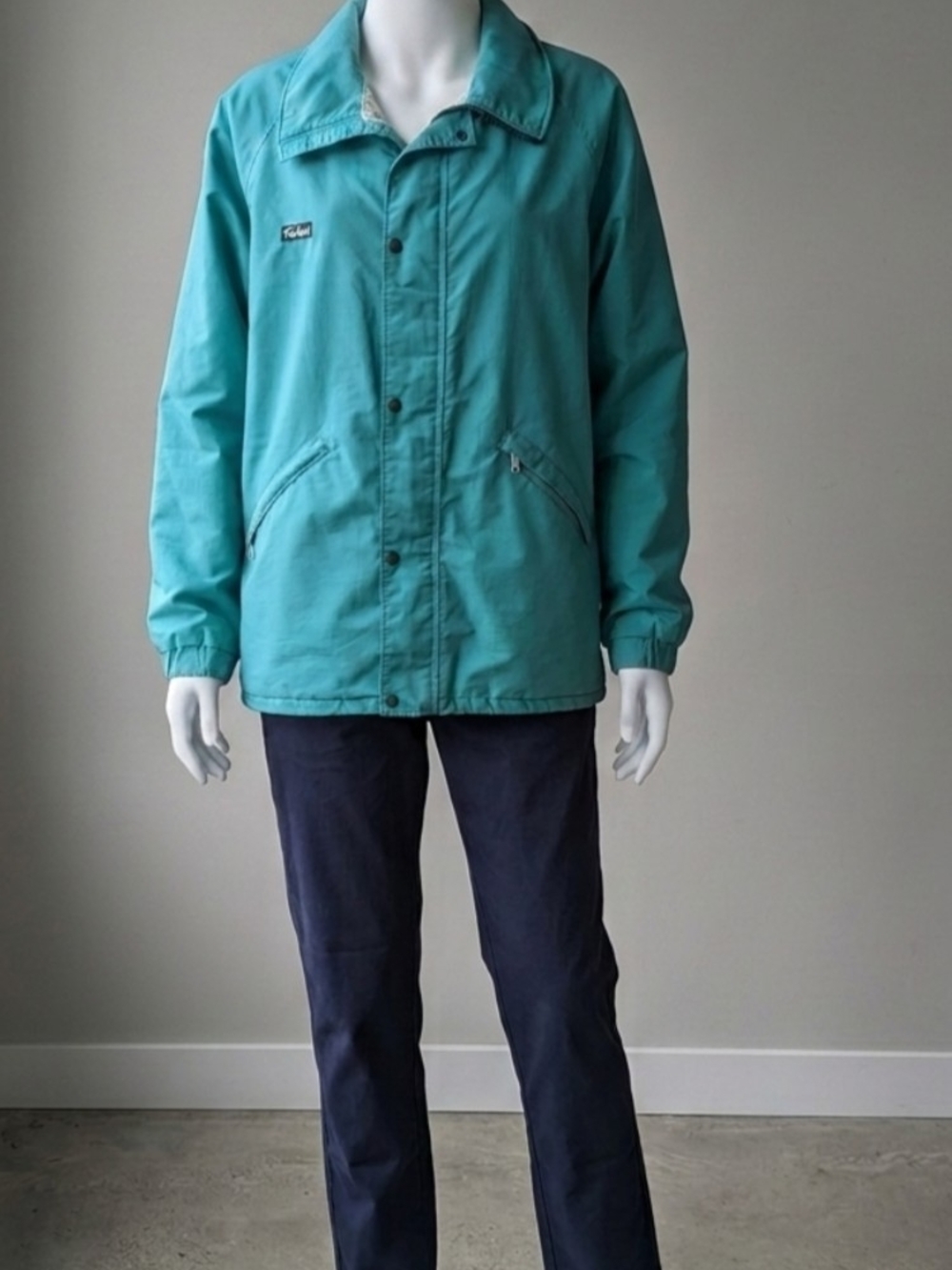 Green/Teal Vintage FarWest Gore-tex Windbreaker